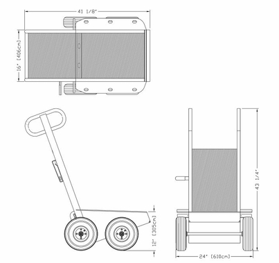 BackStage Equipment Cable|Sandbag Cart Mini
