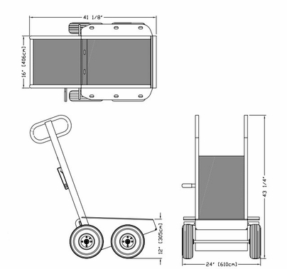 BackStage Equipment Cable|Sandbag Cart Mini Foldable