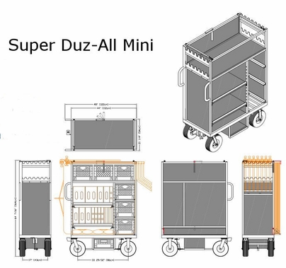 BackStage Equipment Super Duz-All Mini Cart