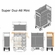 BackStage Equipment Super Duz-All Mini Cart