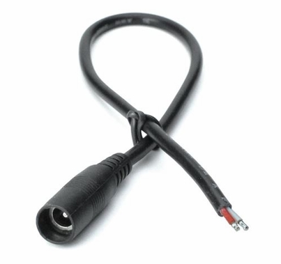 Barrel Input Lead Cable 10"