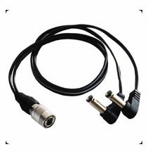 Battery Bud Hirose to Lectrosonics Cable 24 inch x 2