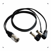 Battery Bud Hirose to Lectrosonics Cable 24 inch x 2