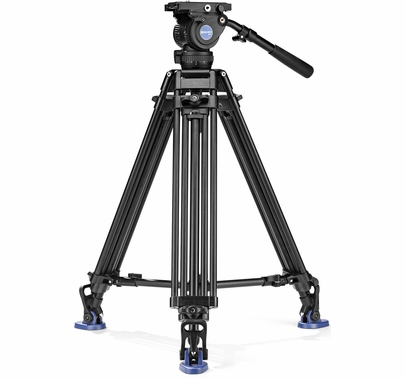 Benro BV-8 75mm Video Tripod Kit - Max Load 17.6 lbs
