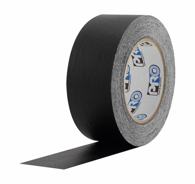 Black Crepe Paper Tape 2" x 60 yds  Pro 46