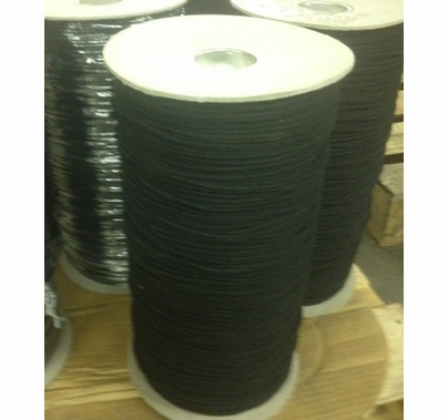Black Trick Line / Tie Line, Cotton, Un-Glazed, #4 3000' Spool