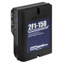 Block Battery 2F1-150 Switchable Voltage 14.4v or 28.8v Lithium Ion 150whr