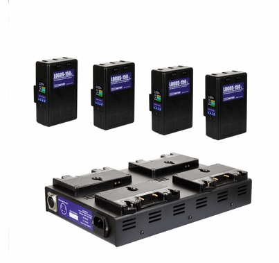 Block Battery Logos 150 Watt Hour Gold Mount 14.V Lithium Ion Kit