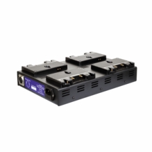 Block Battery Logos Quad Charger Gold Mount