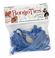 Blue Bongo Ties Package of 10 Cable Ties