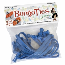Blue Bongo Ties Package of 10 Cable Ties