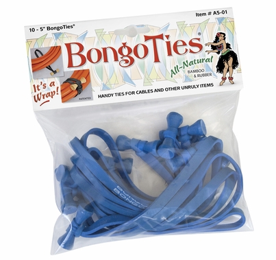 Blue Bongo Ties Package of 10 Cable Ties