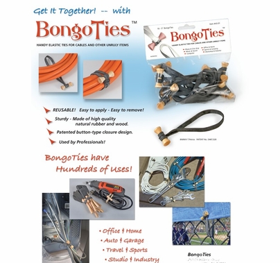 Bongo Ties Package of 10 Cable Ties