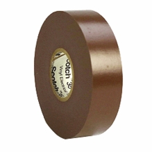 Brown  3M 35 Electrical Tape Vinyl 3/4" x 66 yds T179