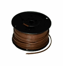 Brown Zip Cord 18/2 250ft Spool Electrical Lamp Cable