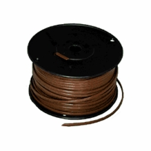 Brown Zip Cord 18/2 250ft Spool Electrical Lamp Cable