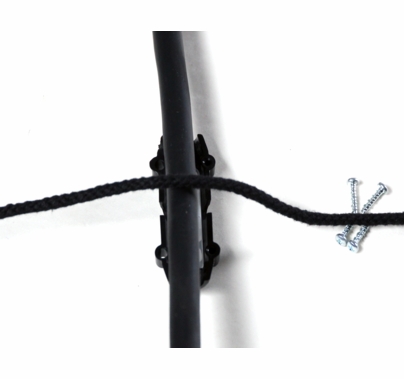 Bullet Cable Tie with Clear Label Window RFID - Black