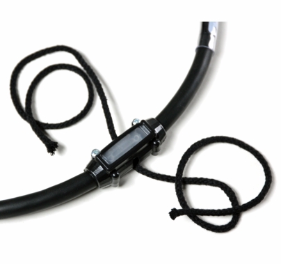 Bullet Cable Tie with Clear Label Window RFID - Black