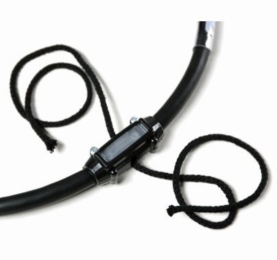 Bullet Cable Tie with Clear Label Window RFID - Blue