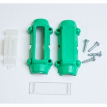 Bullet Cable Tie with Clear Label Window RFID - Green