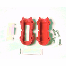 Bullet Cable Tie with Clear Label Window RFID - Red