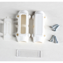 Bullet Cable Tie with Clear Label Window RFID - White