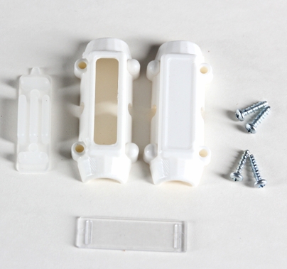 Bullet Cable Tie with Clear Label Window RFID - White