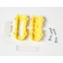 Bullet Cable Tie with Clear Label Window RFID - Yellow