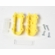 Bullet Cable Tie with Clear Label Window RFID - Yellow