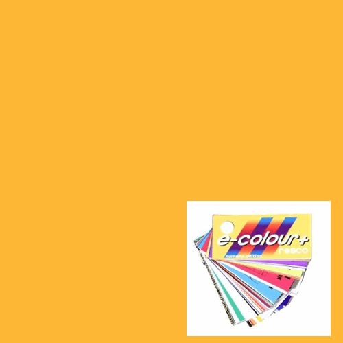 Rosco EColour 104 Deep Amber Color Lighting Gel Filter Sheet 21"x24