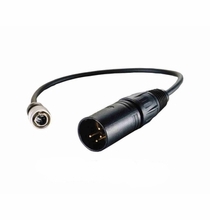 Cable Techniques 12" 4 Pin XLR Male to Hirose Battery Bud Input 12V-18V