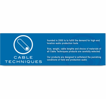 Cable Techniques Coiled Cable 12" to 6' Right Angle XLR-3F to XLR-3M