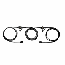 CBI 3 Outlet Extension Cord Black 25ft 14 Gauge Lighted