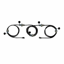 CBI 6 Outlet Extension Cable 50ft Black 12 Gauge