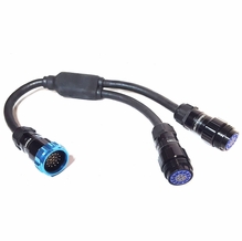 CBI Cables 19 Pin 2fer Splitter Y Cable 18" Legs