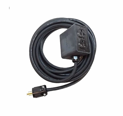 CBI Cables Quad Box Rubberized Black 12/3 SJOOW w/ 2ft Tail