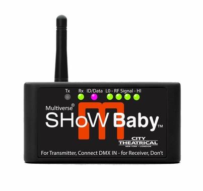 City Theatrical Multiverse Show Baby Wireless DMX Transceiver