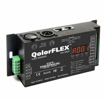 City Theatrical QolorFLEX 5x8a Dimmer