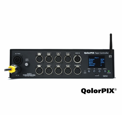 City Theatrical QolorPIX LED Tape Controller 8 Output