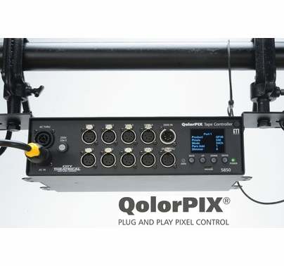 City Theatrical QolorPIX LED Tape Controller 8 Output