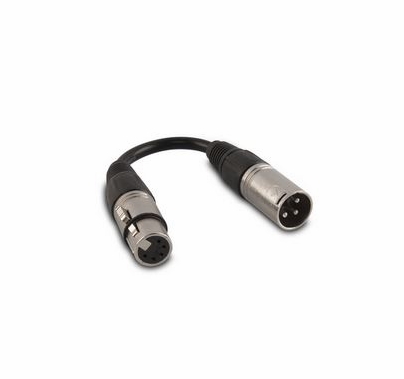 DMX Converter 3 Pin Male to 5 Pin Female DMX5F3M