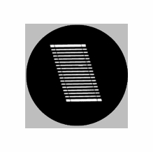 E Size Gobos for ETC Source 4 Mini Spot Light