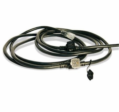 E-String 25ft.  Three Outlet Black Extension Cord  50123B