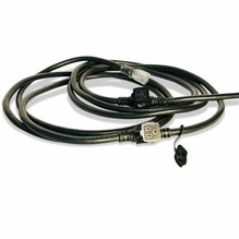 E-String 50ft.  BLACK Six Outlet Extension Cord  Black 50112BA