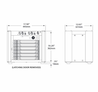 ETC Sensor3 12 Channel Portable Dimmer Pack (24) 20A Edison