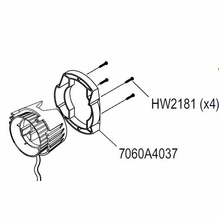 ETC Source 4 Handle, Rear, Black 7060A4037