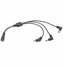 F&V  3 Way DC Splitter Cable, 10"