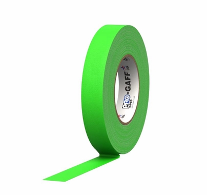 Fluorescent Green 1" Camera Tape Roll
