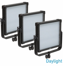 FV Lighting K4000 SE Daylight 1x1 LED 3 Light Kit - AB Gold Mount