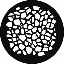 GAM 703 Flagstone Small Standard Steel Gobo Pattern